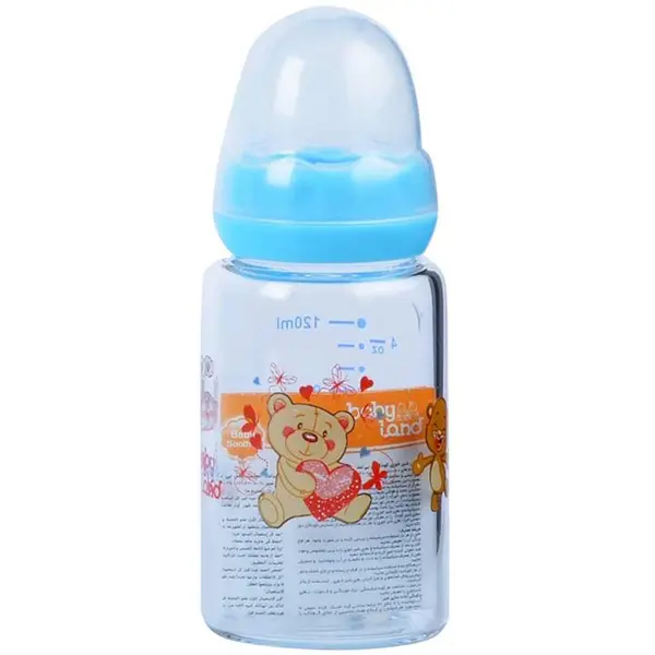 شیشه شیر پیرکس بی بی لند حجم 120 میل کد 469 (BABYLAND) - 3