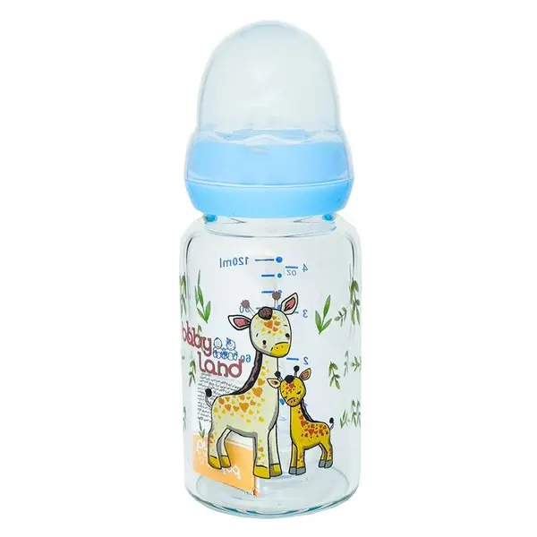 شیشه شیر پیرکس بی بی لند حجم 120 میل کد 469 (BABYLAND) - 2