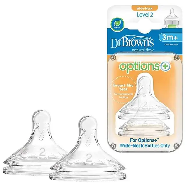 سرشیشه پهن +3 ماه دکتر براونز Dr browns - 2