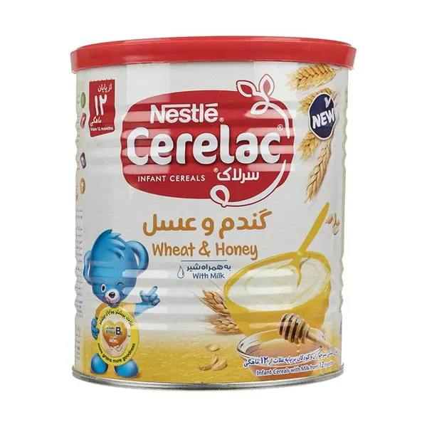 سرلاک گندم و عسل به همراه شیر نستله 400 گرم - 2