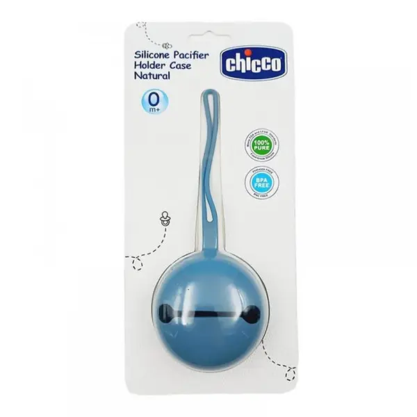 قاب پستانک تمام سیلیکونی چیکو CHICCO – آبی - 3