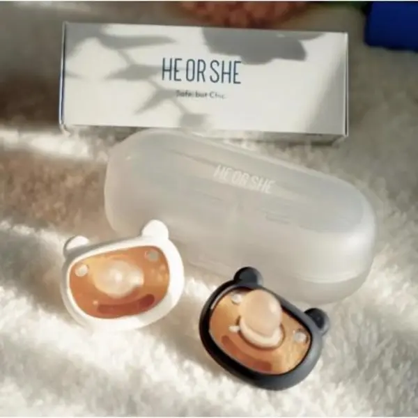 پستانک روز و شب دو عددی قاب دار هی اور شی He Or She - 3