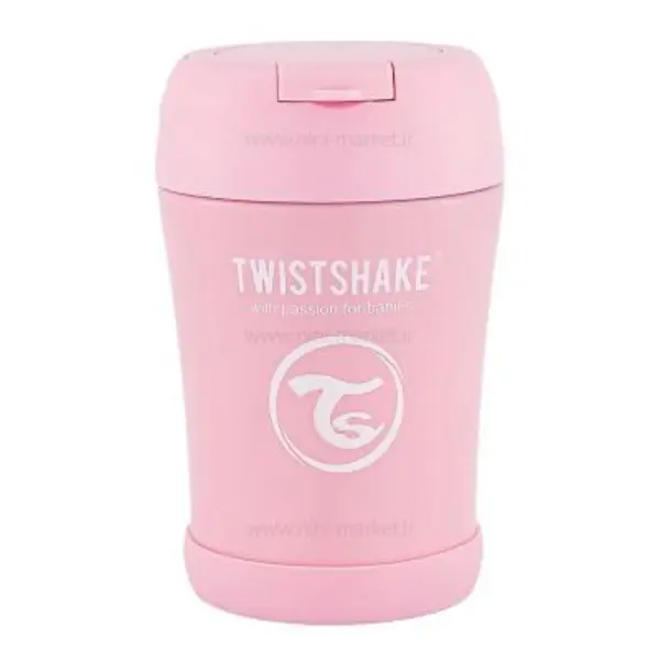 فلاسک غذای استیل 350 میل تویست شیک آبی Twistshake - 2