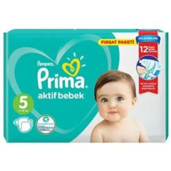 پوشک پریما سایز ترک 5 بسته 46 تایی - 3