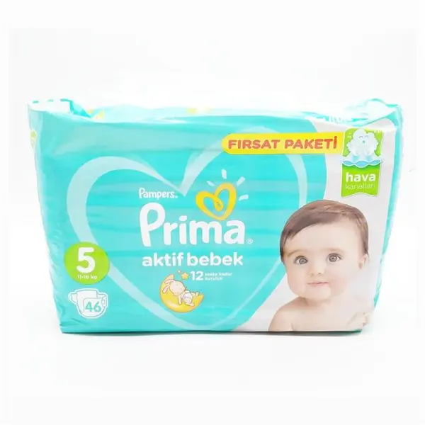 پوشک پریما سایز ترک 5 بسته 46 تایی - 2