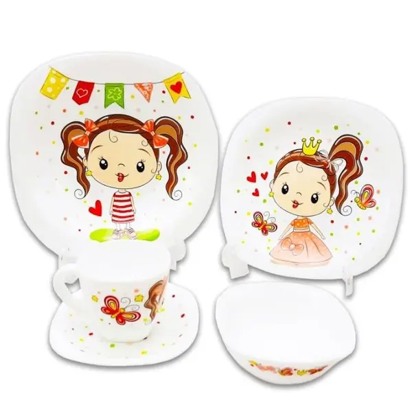 سرویس غذا خوری 5 پارچه پارس اوپال کد 747 - 2