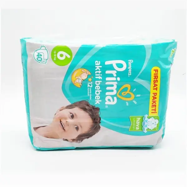 پوشک پریما ترک سایز 6 بسته 40 تایی - 3