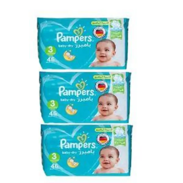 پوشک کودک پمپرز مدل baby-dry سایز 3 بسته 46 عددی - 3