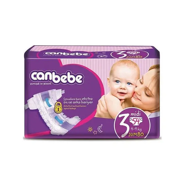 پوشک بچه جان به به سایز  canbebe 3 - 6