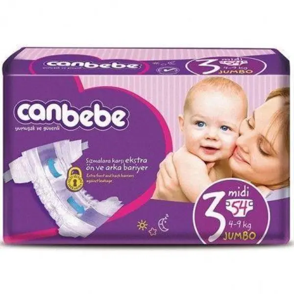 پوشک بچه جان به به سایز  canbebe 3 - 4