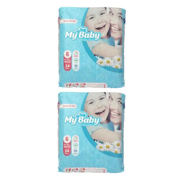 پوشک مای بیبی مدل Chamomile سایز 6 بسته 24 عددی - 6