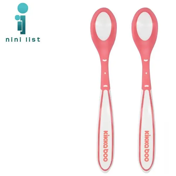 قاشق حرارتی کیکابو Kikkaboo مدل ‌Boo بسته ۲ عددی - 5