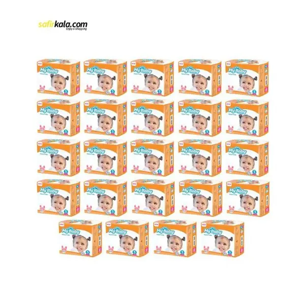 پوشک کودک مای بیبی مدل Max Care سایز 5 - 4