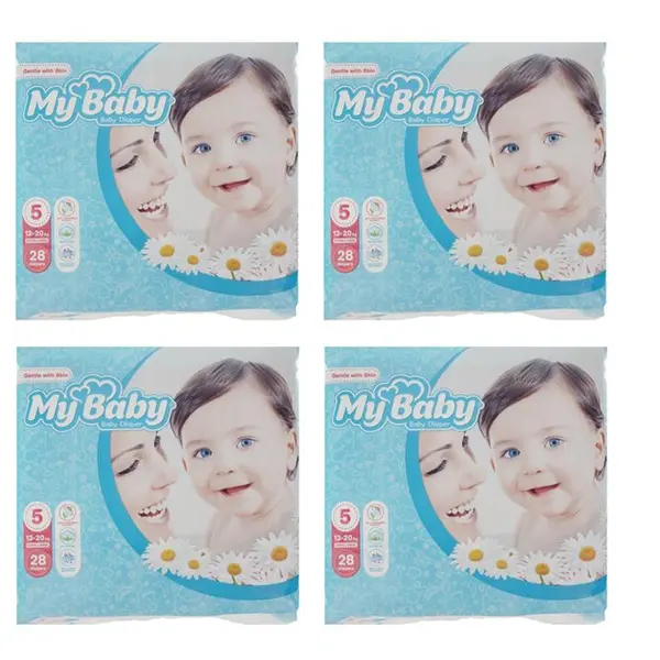 پوشک کودک مای بیبی مدل Max Care سایز 5 تعداد 28 عددی - 3