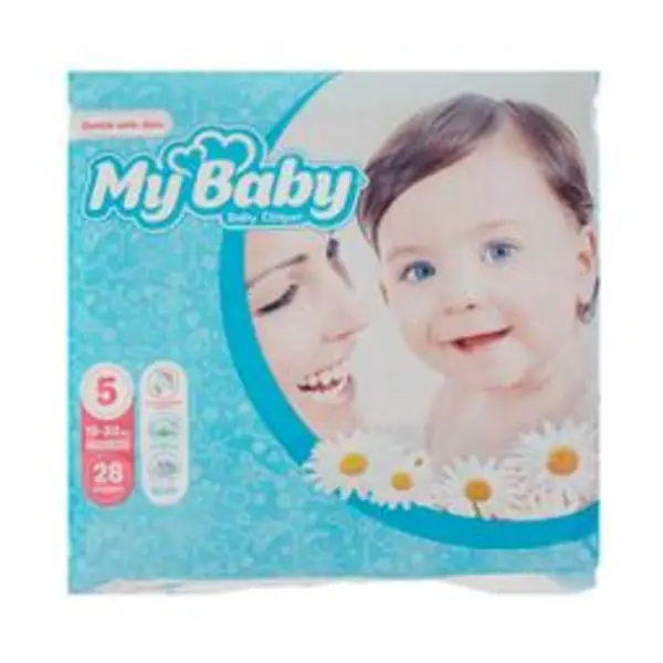 پوشک کودک مای بیبی مدل Max Care سایز 5 تعداد 28 عددی - 5