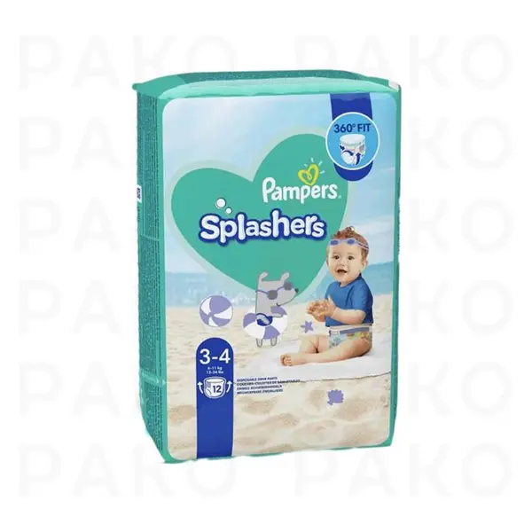 پوشک استخری پمپرز Pampers سایز 3-4 بسته 12 عددی مناسب 6 تا 11 کیلو - 2