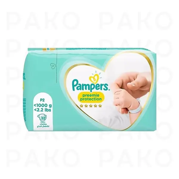 پوشک بچه پمپرز مدل Preemie protection سایز 0 بسته 32 عددی - 5