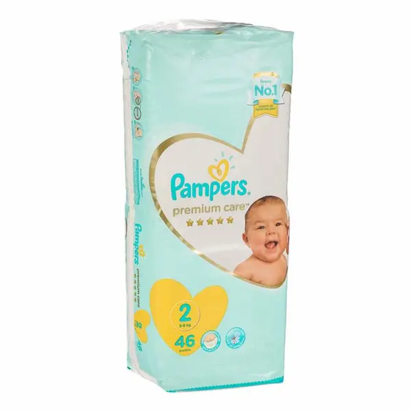 پوشک بچه پمپرز مدل premium care سایز 2 بسته 46 عددی - 2