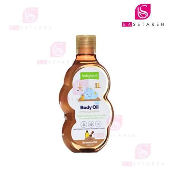 روغن ماساژ بدن بچه حاوی روغن جوجوبا بی بی لند 200 میلی لیتر - 3