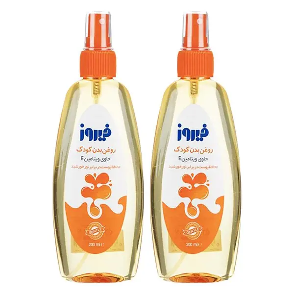 اسپری روغن بدن بچه فیروز مدل ویتامینه حجم 200 میلی لیتر مجموعه 2 عددی - 6