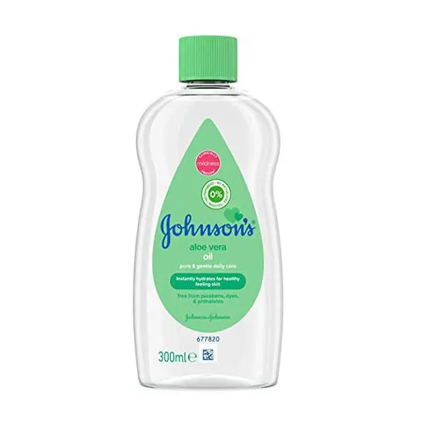 روغن بچه جانسون مدل Aloe vera حجم 300 میلی لیتر - 5