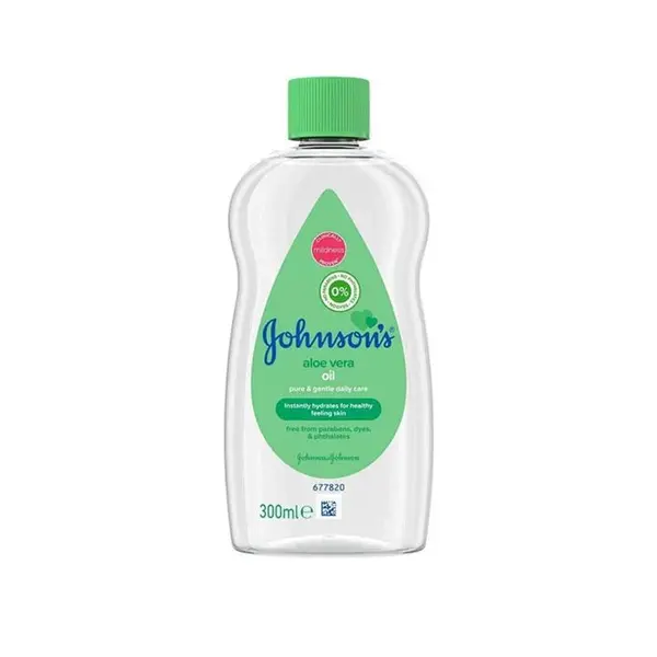 روغن بچه جانسون مدل Aloe vera حجم 300 میلی لیتر - 3