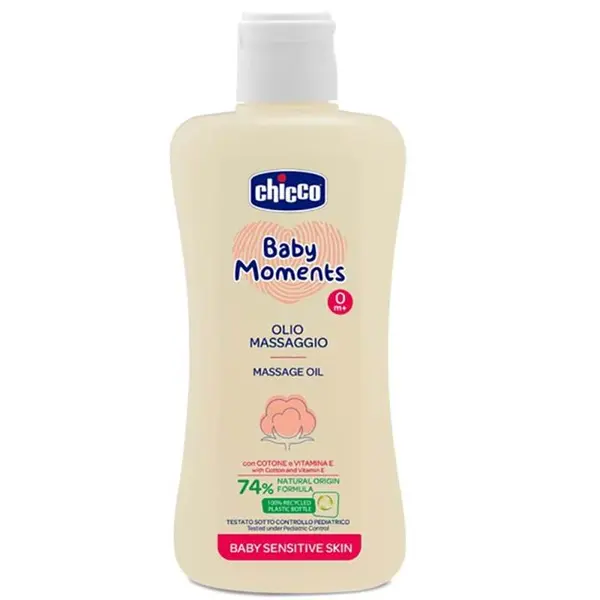 روغن ماساژ ضد حساسیت کودک چیکو مدل MOMENT حجم 200 میلی لیتر - 5