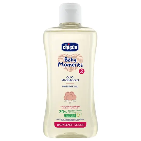 روغن ماساژ کودک چیکو مدل Sensitive Skin 74 حجم 200 میلی لیتر - 5
