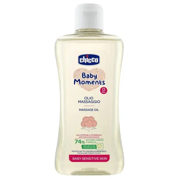 روغن ماساژ کودک چیکو مدل Sensitive Skin 74 حجم 200 میلی لیتر - 4