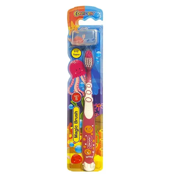 مسواک کودک کانفیدنت مدل magic با برس نرم - 3