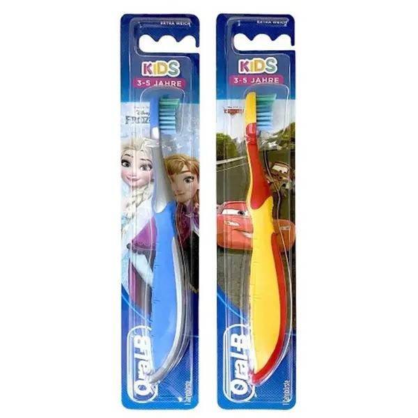 مسواک بچگانه اورال بی Oral-B مناسب 5-3 سال (مسواک کودک پسرانه) - 3