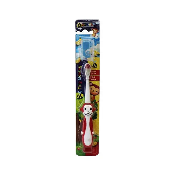 مسواک کودک کانفیدنت مدل Tiny Monkey با برس نرم - 2