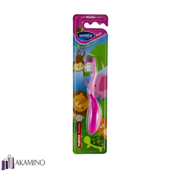 مسواک کودک مدل لاک پشت پرسیکا Turtle-Soft - 3