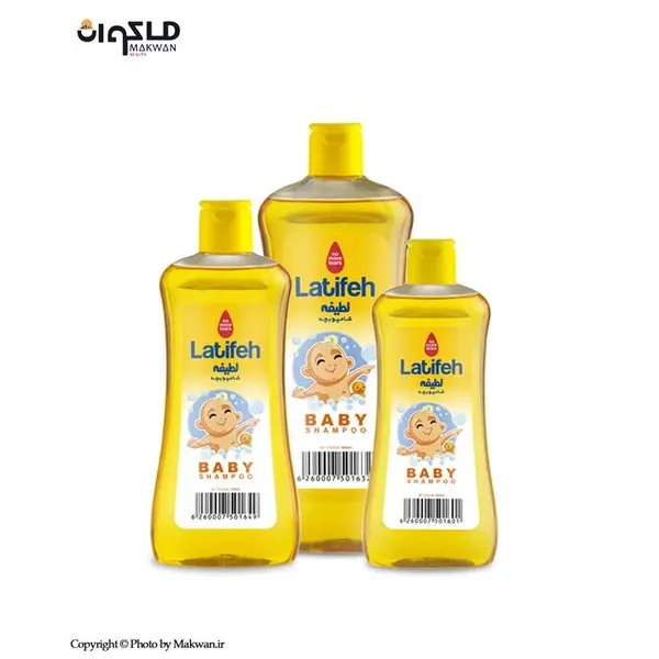 شامپو مو بچه لطیفه کد 01 حجم 300 میلی لیتر - 5