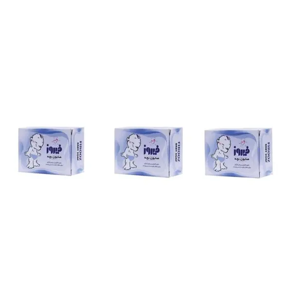 صابون بچه حاوی روغن نارگیل فیروز 100 گرم - 2
