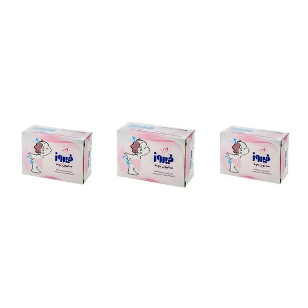 صابون بچه حاوی روغن نارگیل فیروز 100 گرم - 4