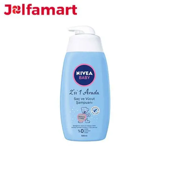 شامپو بچه سر و بدن نیوا 2 در 1 مدل protect and cares حجم 500 میلی - 6