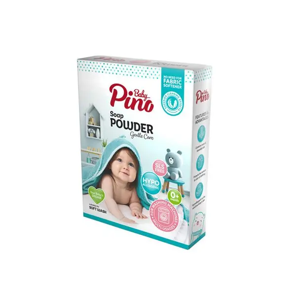 پودر صابون کودک و نوزاد پینو بیبی مدل ماشین لباسشویی وزن 400 گرم - 3