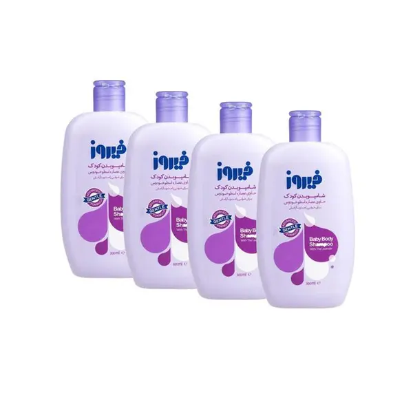 شامپو بدن بچه حاوی عصاره اسطوخودوس فیروز  450 میلی لیتر - 6