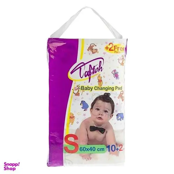 زیرانداز یکبار مصرف تعویض کودک تافته کد 525200 بسته 10 عددی به همراه 2 عدد رایگان - 5