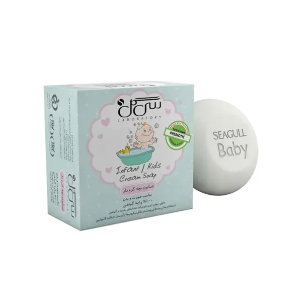 صابون بچه کرم دار سی گل وزن 75 گرم - 4