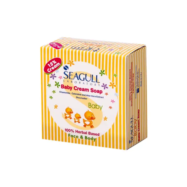 صابون بچه کرم دار سی گل وزن 75 گرم