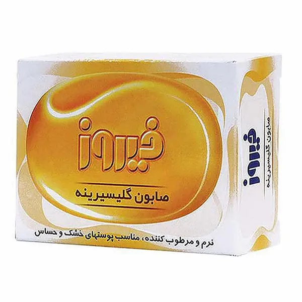 صابون بچه فیروز مدل گلیسیرینه وزن 75 گرم بسته 3 عددی - 4