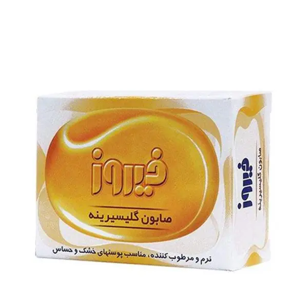 صابون بچه فیروز مدل گلیسیرینه وزن 75 گرم بسته 3 عددی - 6