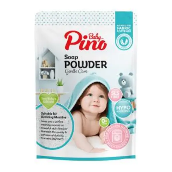 پودر صابون نوزاد پینو بیبی مخصوص ماشین لباسشویی - وزن 800 گرم - 6
