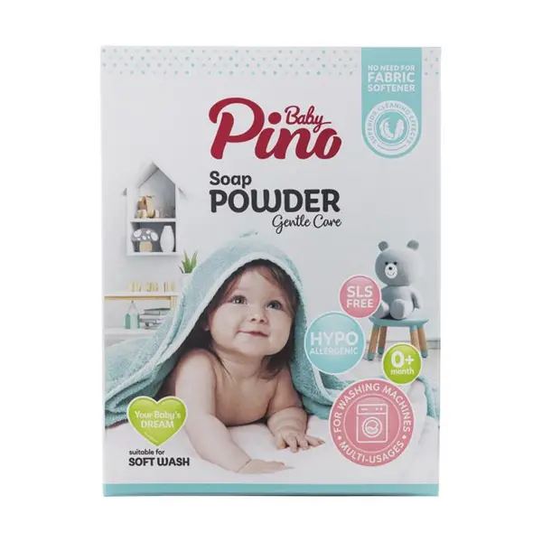 پودر صابون نوزاد پینو بیبی مخصوص ماشین لباسشویی - وزن 800 گرم - 5