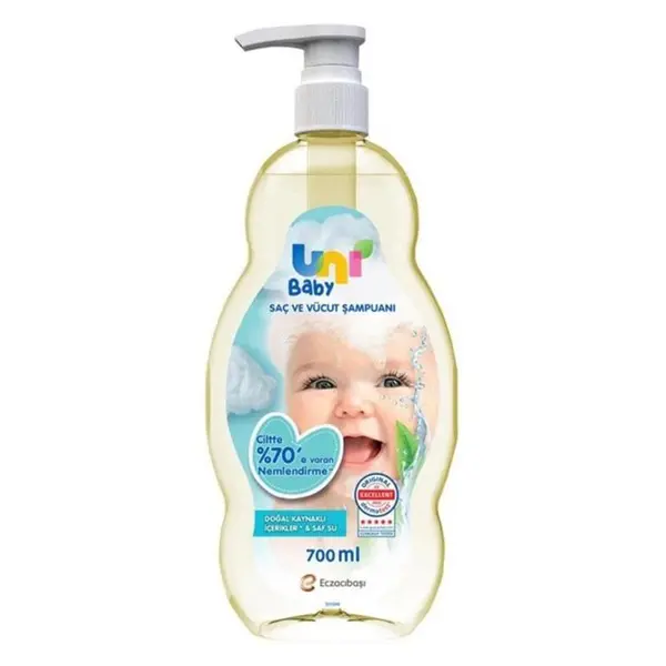 شامپو سر و بدن کودک یونی بیبی مدل A22 حجم 700 میلی لیتر - 2