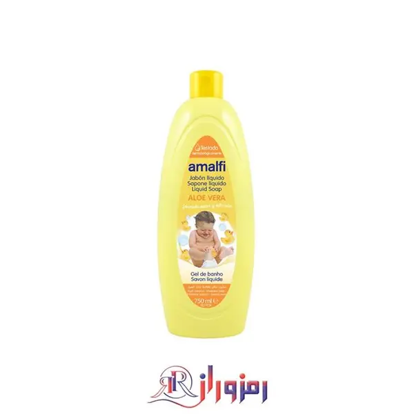 شامپو سرو بدن بچه گانه آمالفی aloe vera حجم 750 میل - 4