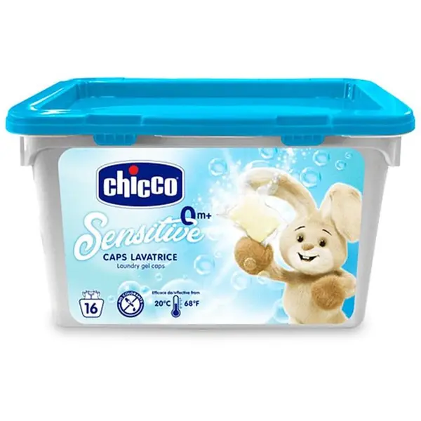 قرص ماشین لباسشویی چیکو chicco  مخصوص لباس کودک بسته ی 16 عدد - 5