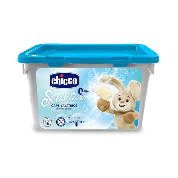 قرص ماشین لباسشویی چیکو chicco  مخصوص لباس کودک بسته ی 16 عدد - 6